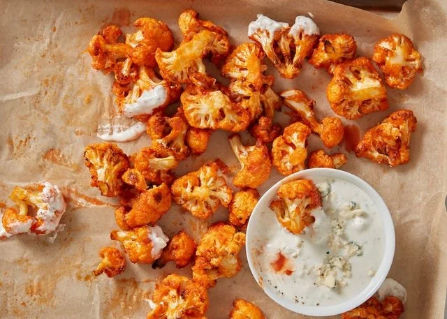 Air Fryer Buffalo Cauliflower Bites