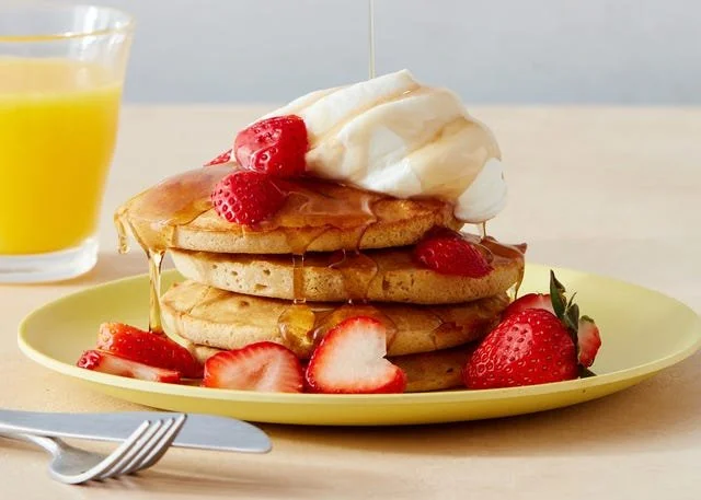 Air Fryer Oat Pancakes