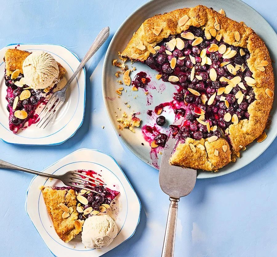 Blueberry and Almond Galette
