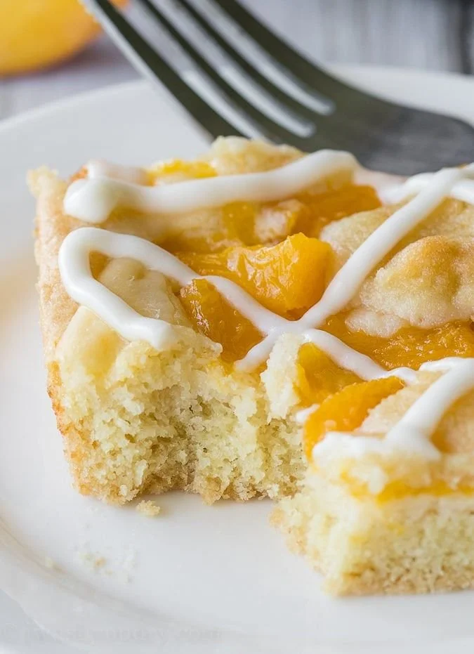 Cream Peach Pie Bars