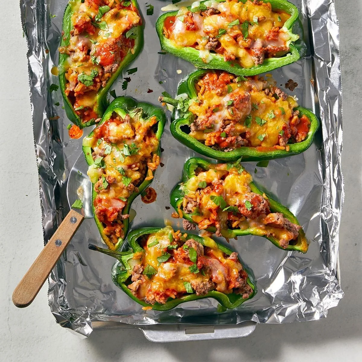 Easy stuffed poblanos filled with savory ingredients ready to enjoy.