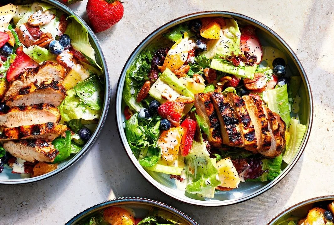 Delicious Strawberry Poppy Seed Salad served in a bowl with vibrant colors.