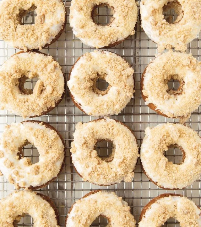 Baked Brown-Butter Banana Bread Doughnuts
