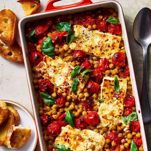 Baked Feta Chickpeas