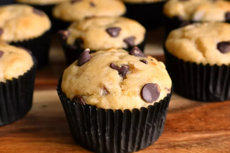 Banana Chocolate Chip Muffins