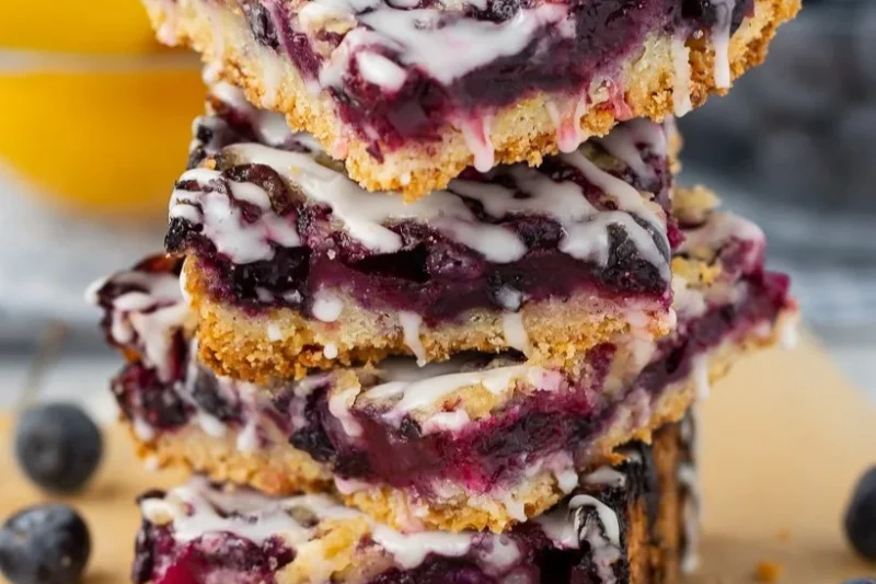 Blueberry Cobbler Bars