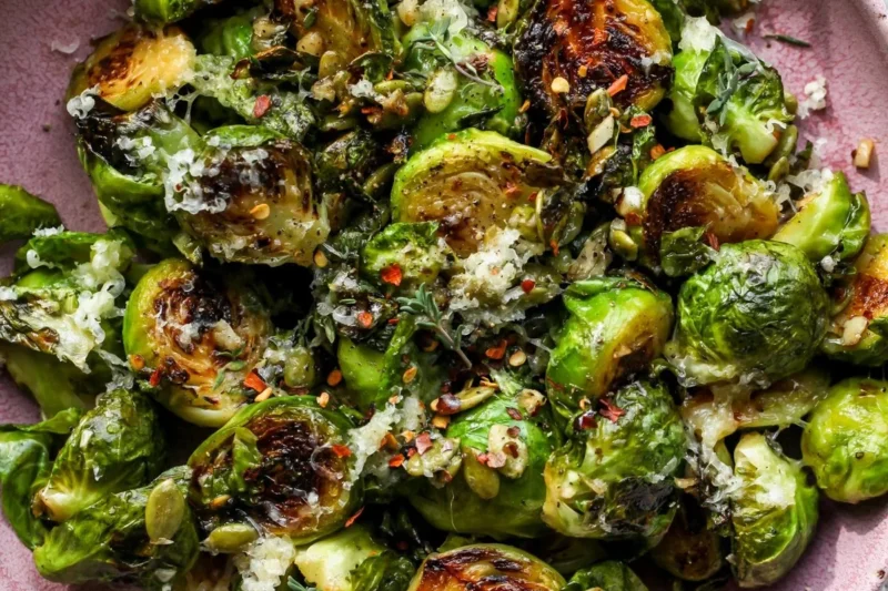 Brussels Sprouts with Maple-Mustard Glaze