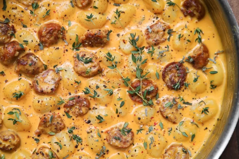 Butternut Squash Gnocchi with Sausage