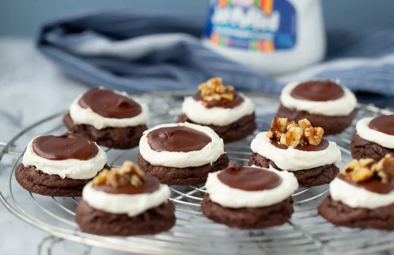 Cake Mix Mississippi Mud Cookies