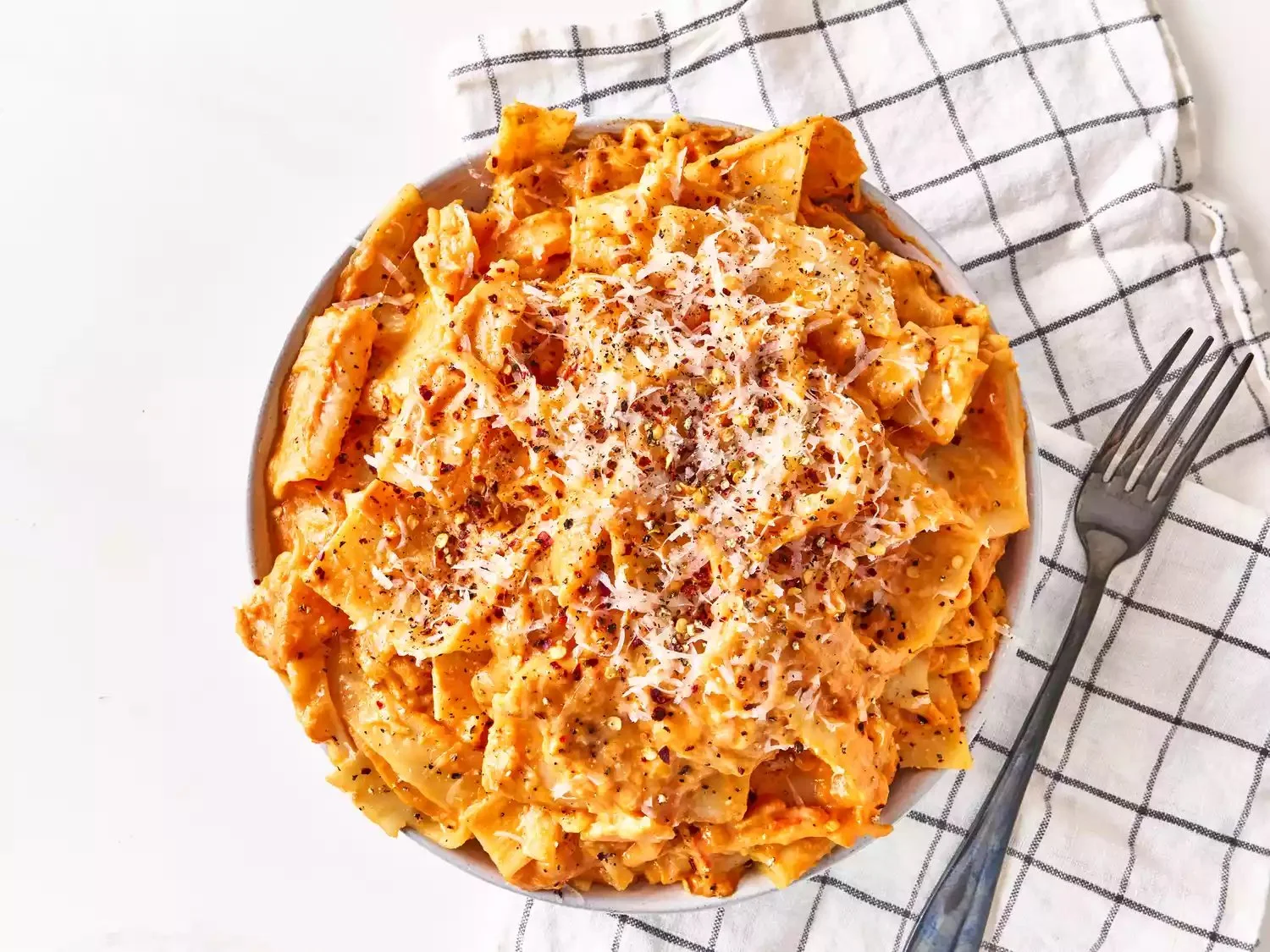 Cheesy lasagna made with layers of sheet pasta and rich marinara sauce