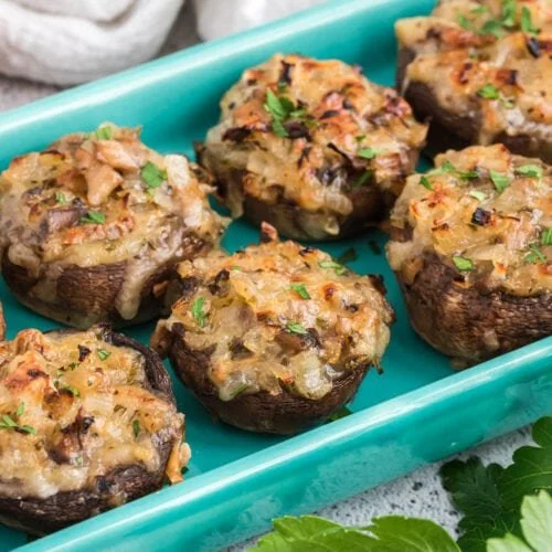 Cheesy Stuffed Mushrooms