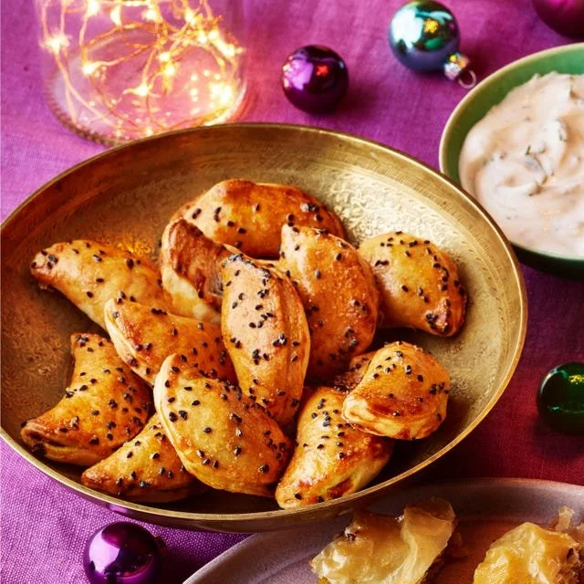 Delicious Chicken Shawarma Pastries ready to be served.