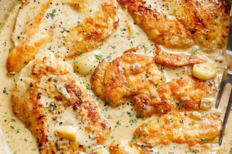 Creamy Garlic Chicken Breast Recipe