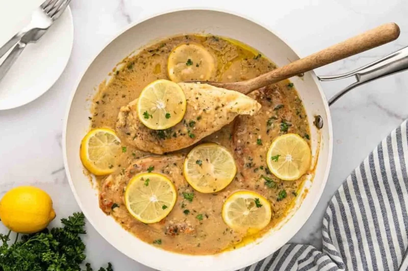 Creamy Lemon Garlic Chicken