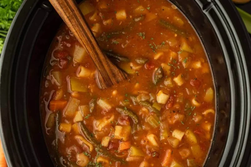 Crock Pot Minestrone Soup