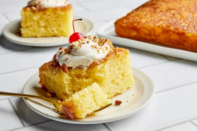Crushed Pineapple Upside Down Cake