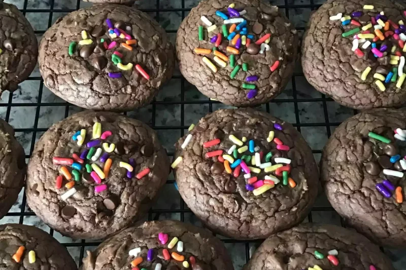 Double Fudge Brownie Cookies