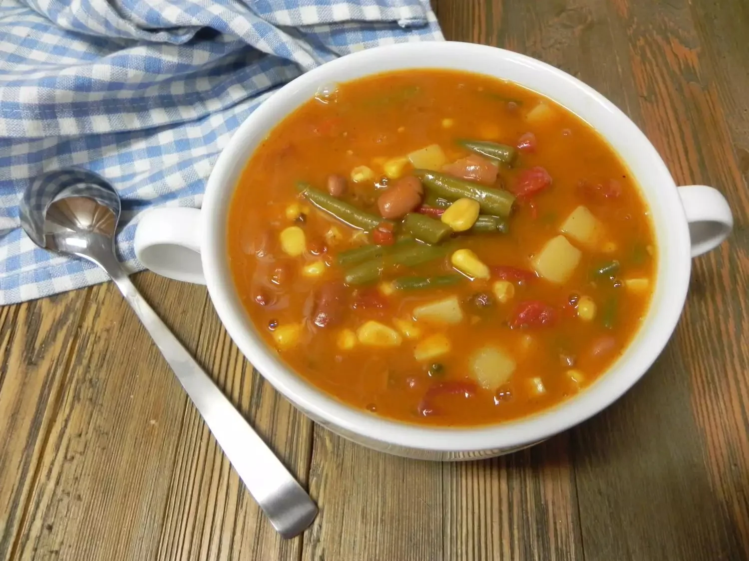 Instant Pot Dump and Go Seven Can Soup ready in minutes