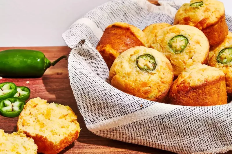 Jiffy Jalapeno Cheese Cornbread Muffins