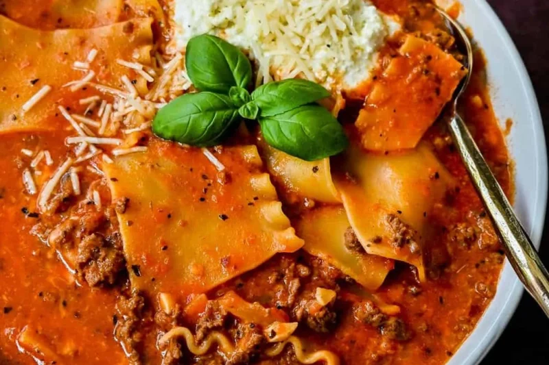 Lasagna Soup