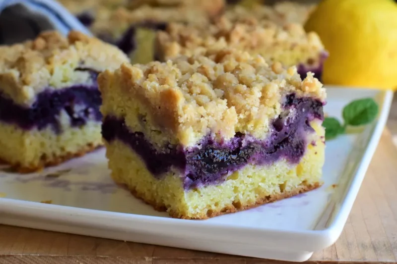 Lemon Blueberry Coffee Cake