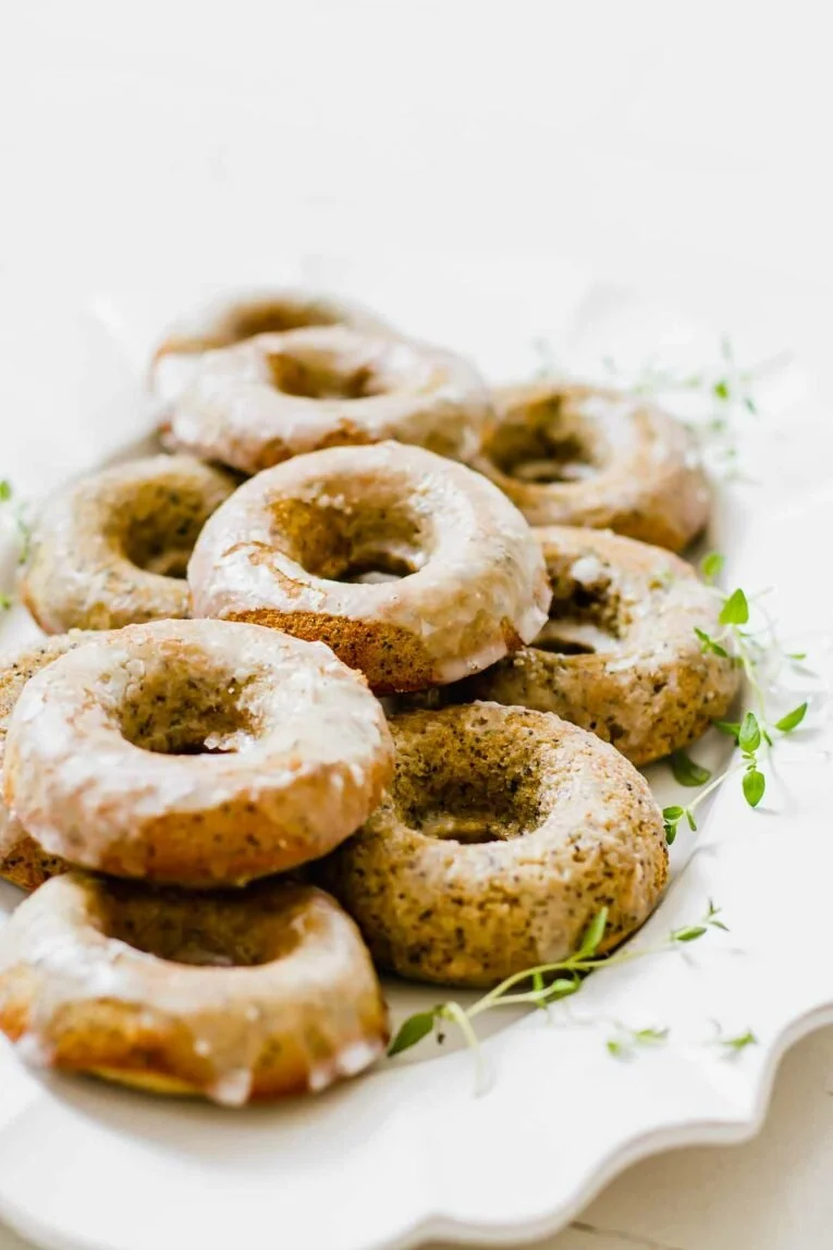 Lemon Poppy Seed Baked Donuts