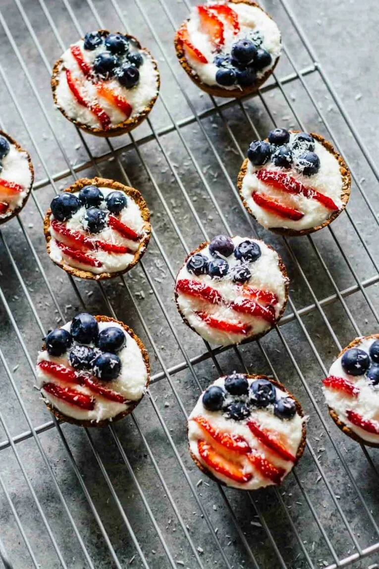 Patriotic Mini Fruit Tarts