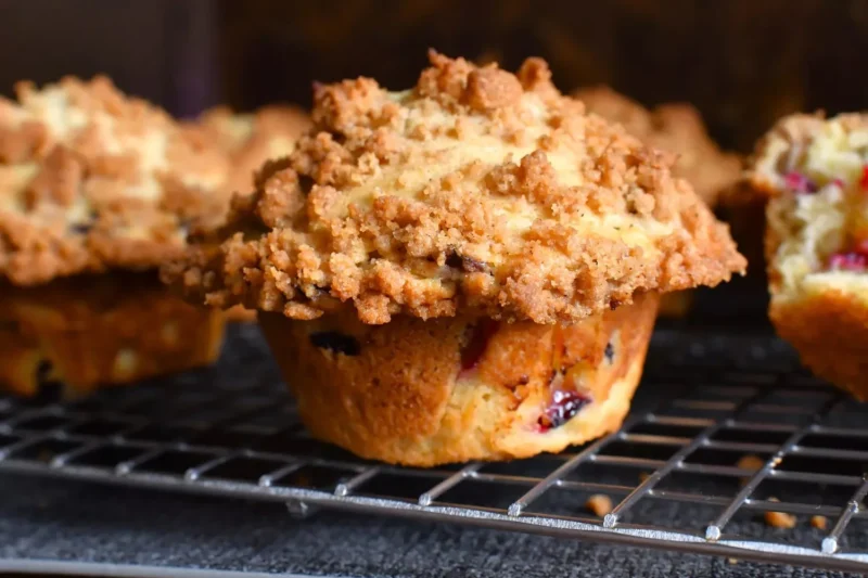 Plum Streusel Muffins