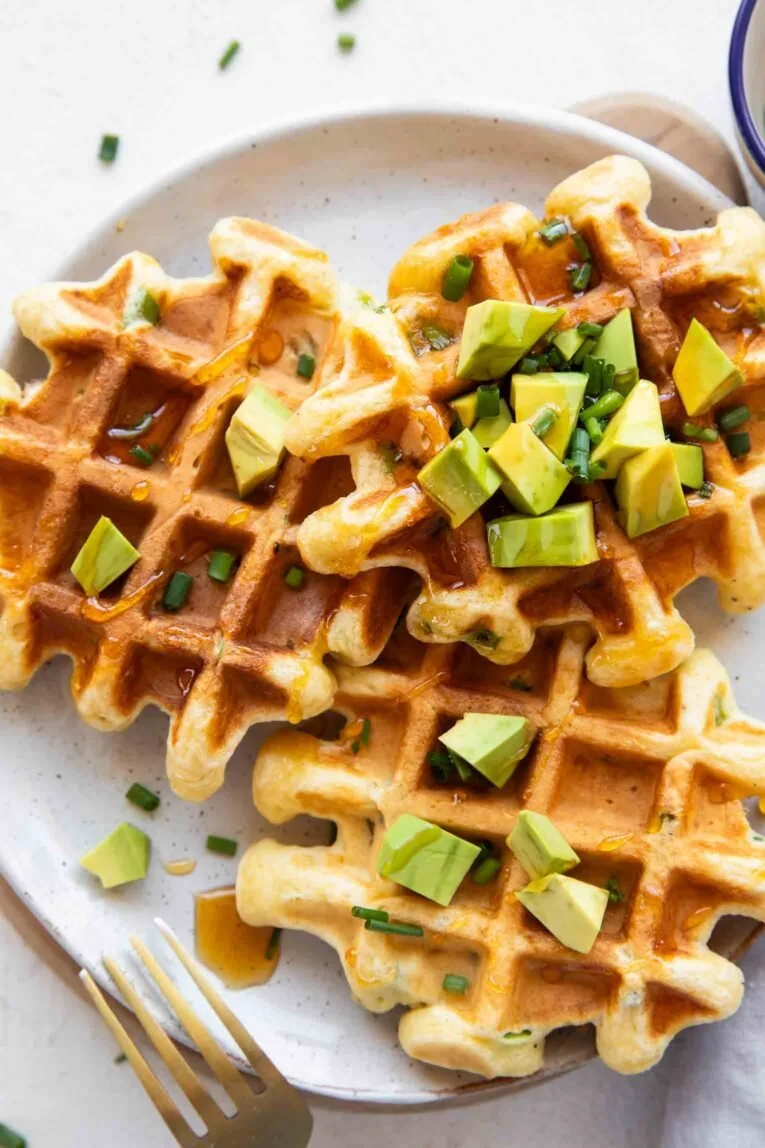 Savory High-Protein Waffles