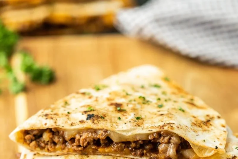 Sloppy Joe Quesadillas