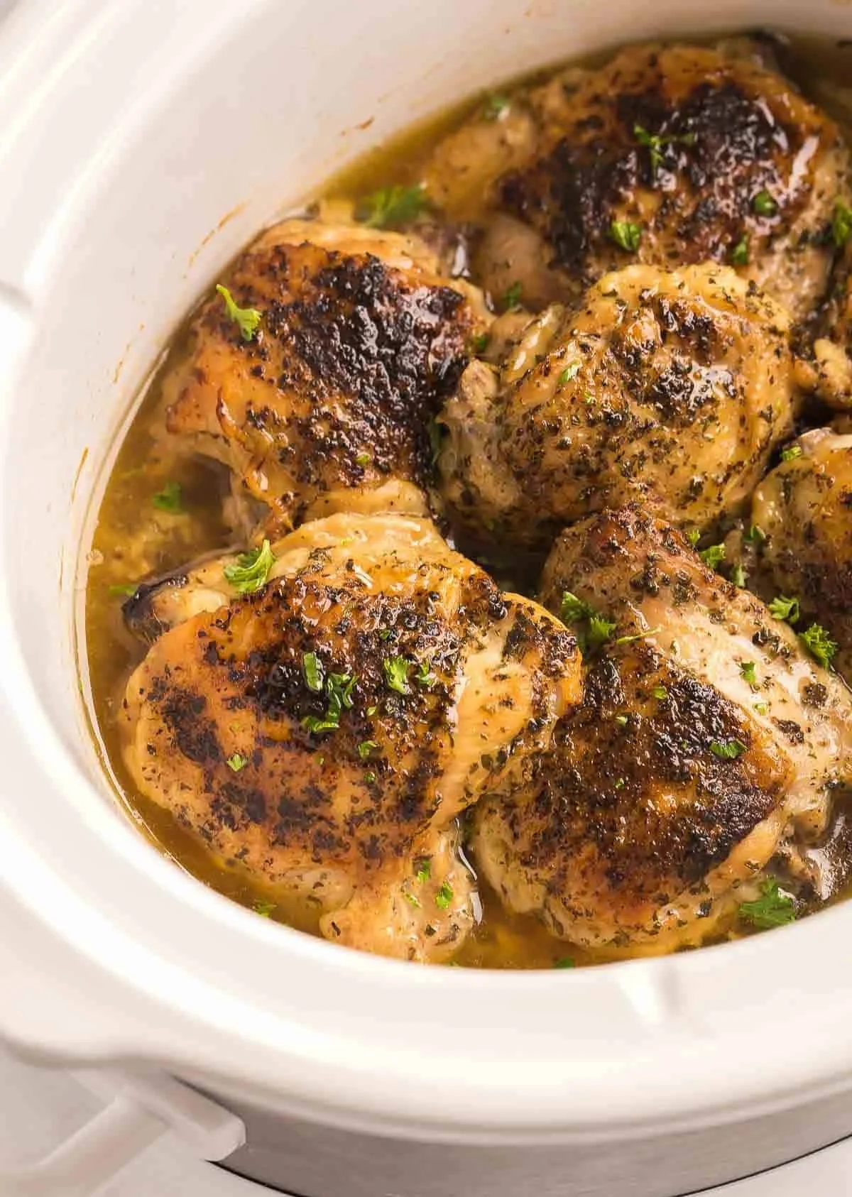 Slow Cooker Chicken Thighs