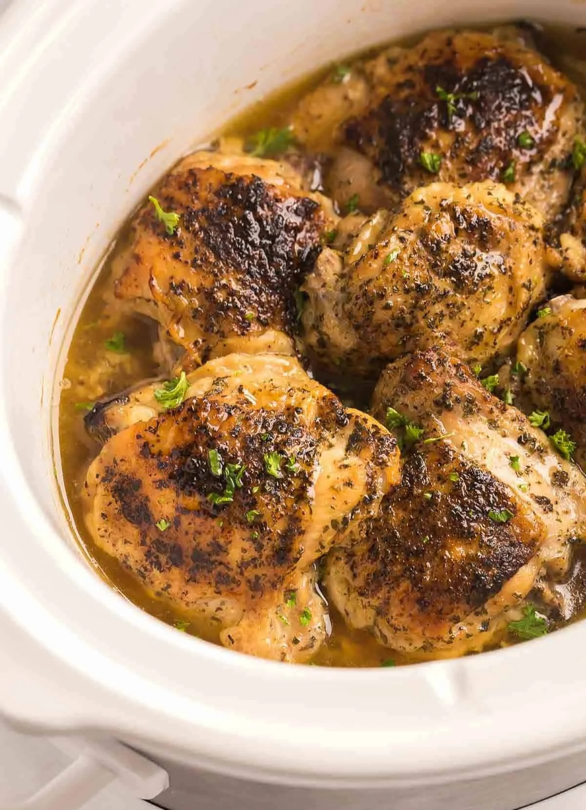 Slow Cooker Chicken Thighs
