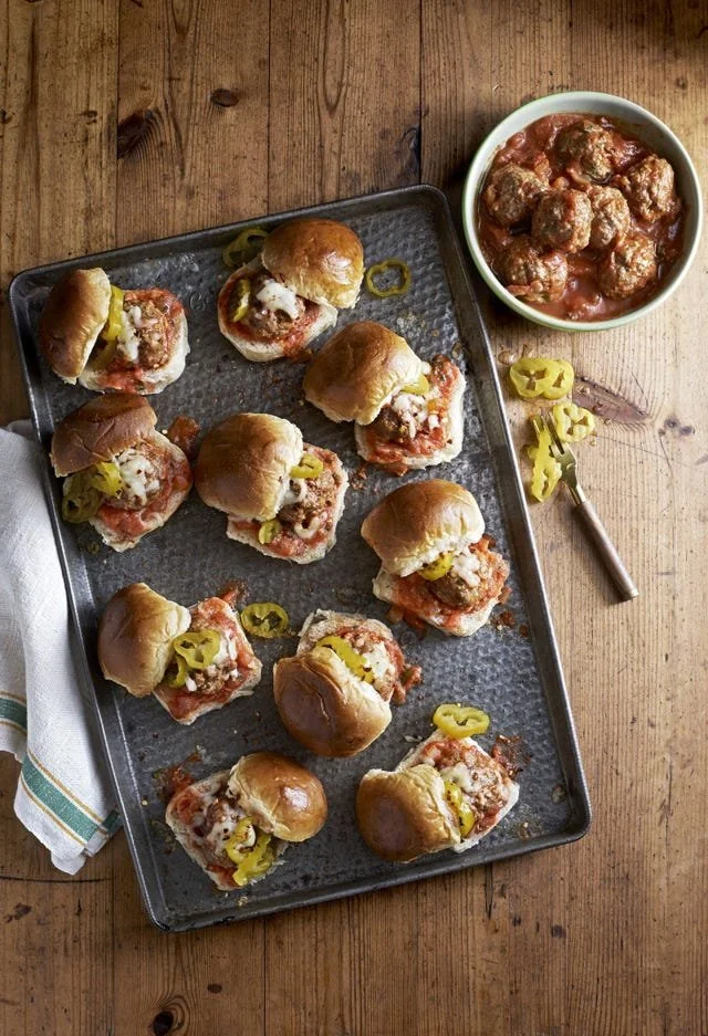 Delicious slow-cooker meatballs served in a rich tomato sauce.