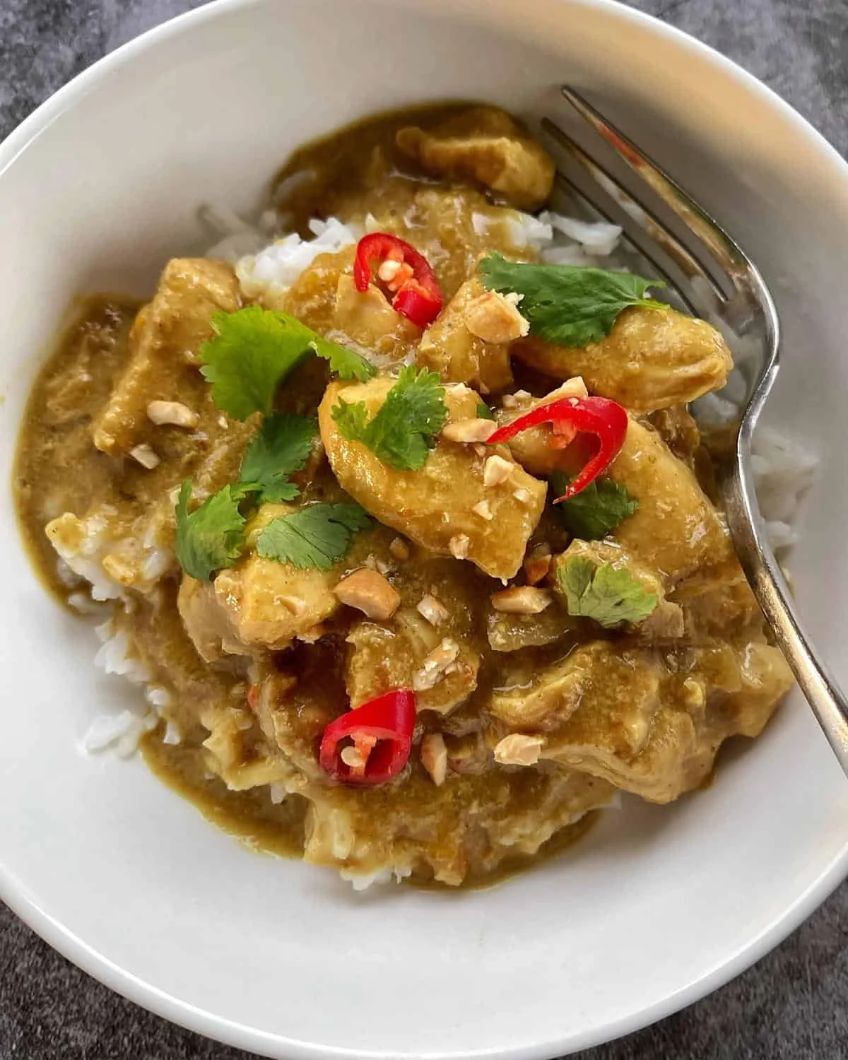 Slow Cooker Satay Chicken