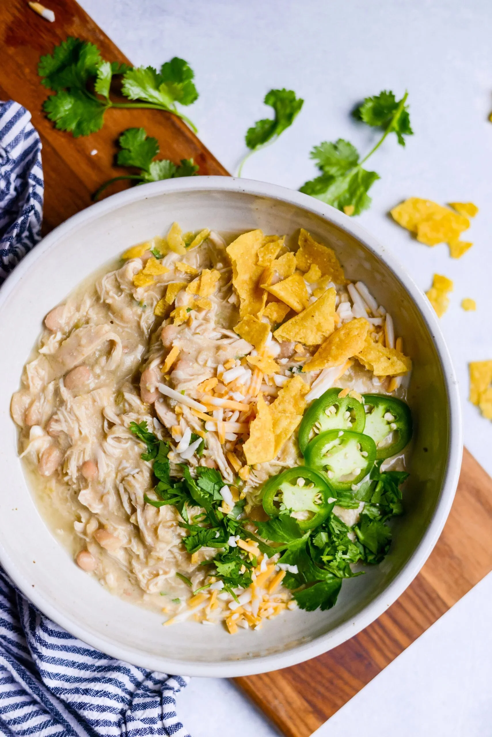 Slow Cooker White Chicken Chili