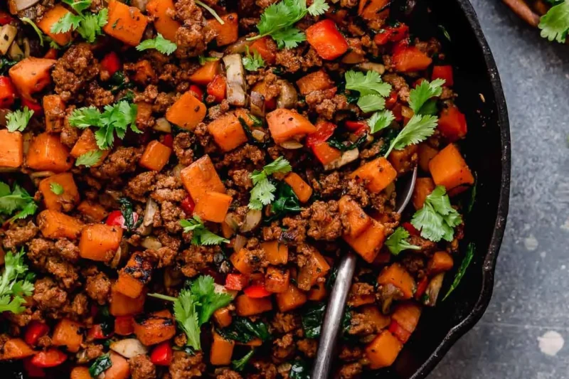 Tex-Mex Sweet Potato Hash