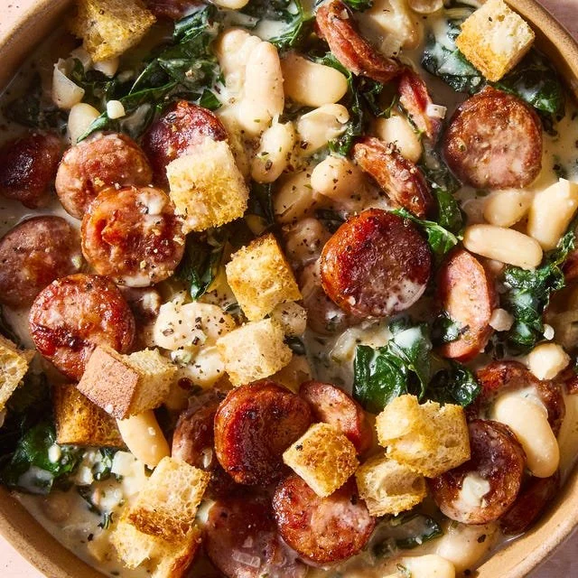 White Bean and Smoked Sausage Skillet