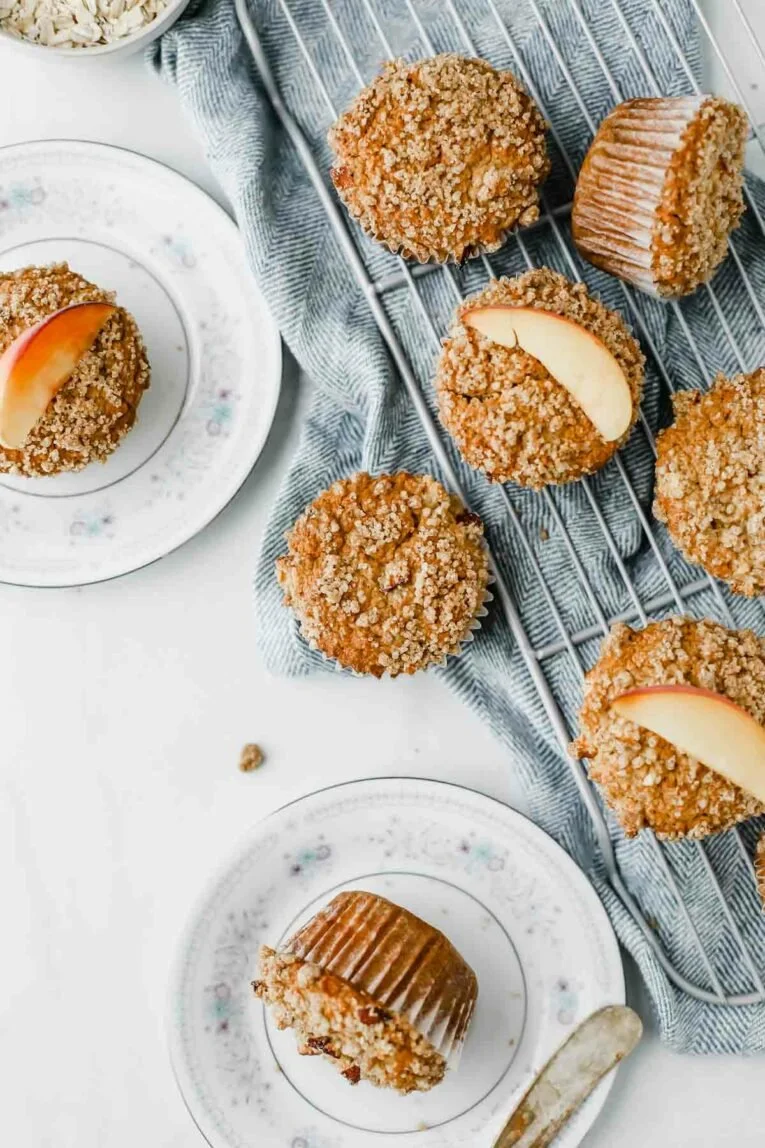 Wholesome Peach Muffins