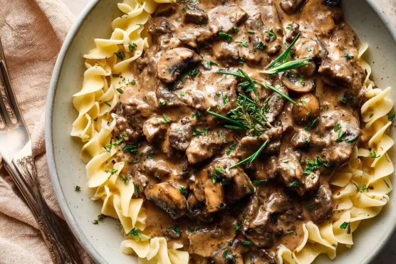 Beef Stroganoff