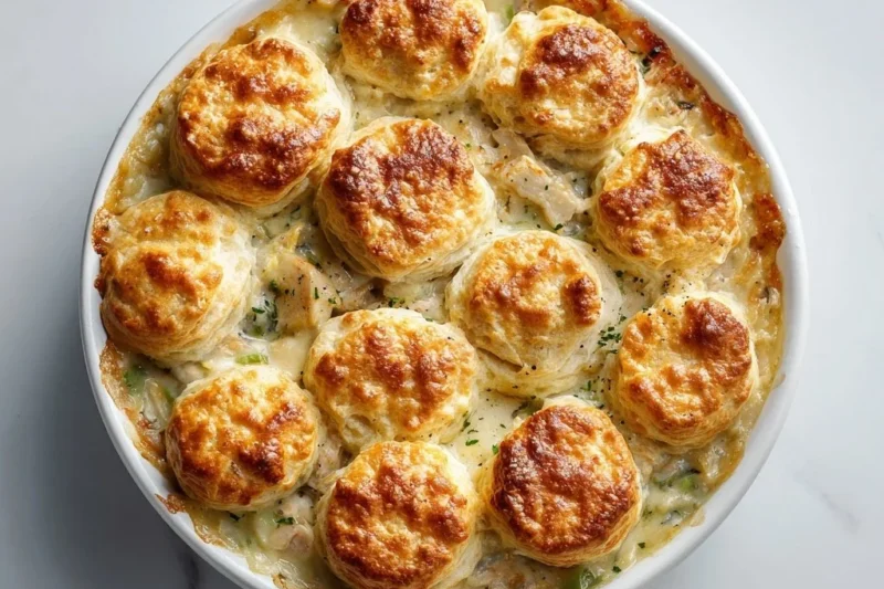 Biscuit Chicken Pot Pie