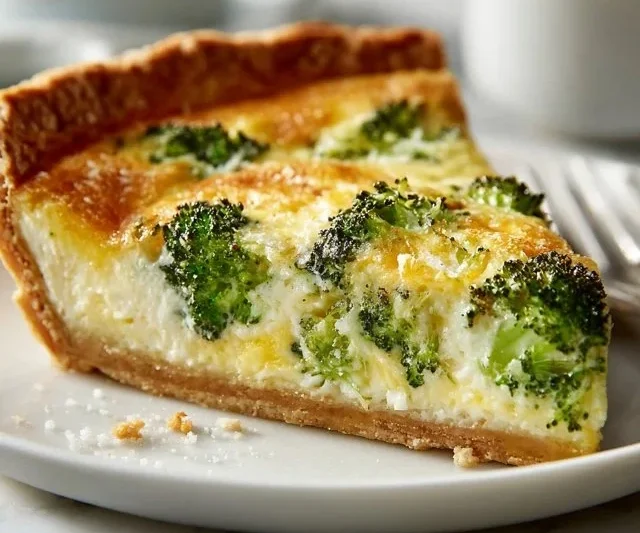 Broccoli Cheese Quiche