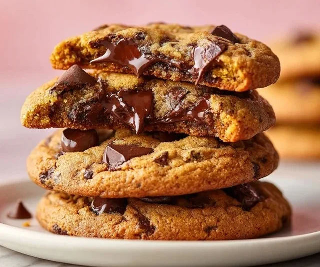 Brown Butter Pumpkin Chocolate Chip Cookies