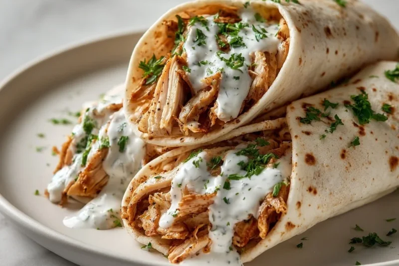 Chicken Shawarma with Garlic Sauce