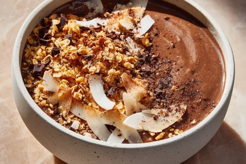 Chocolate Chai Smoothie Bowl