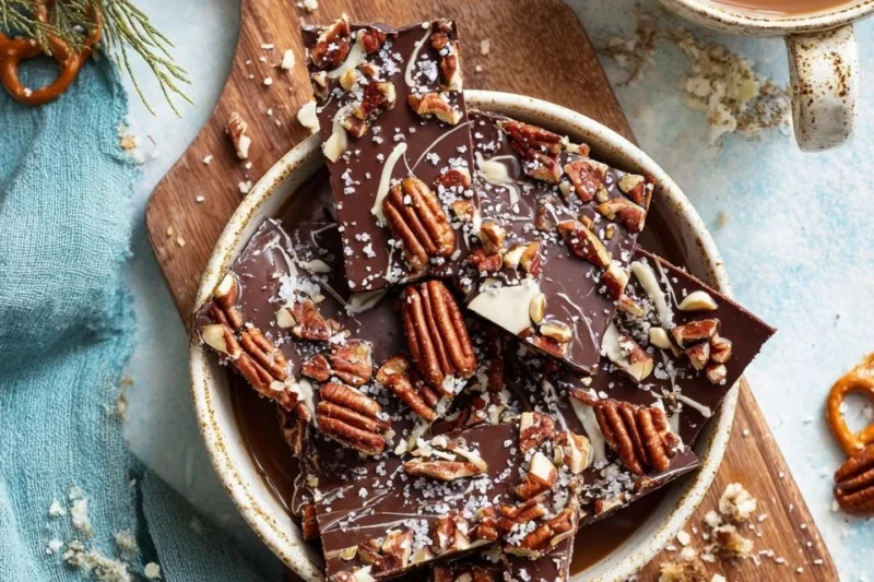 Chocolate Pecan Pretzel Crack