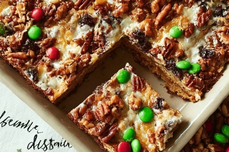 Christmas Magic Cookie Bars
