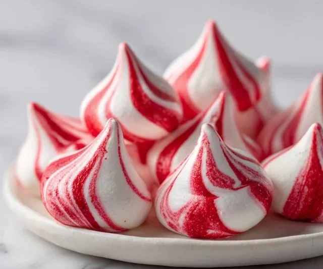 Christmas Meringue Kisses
