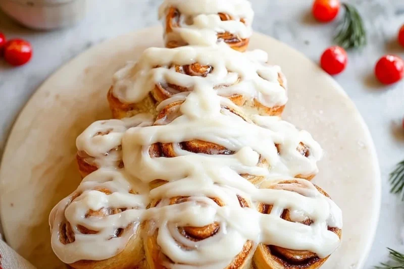 Cinnamon Roll Christmas Tree