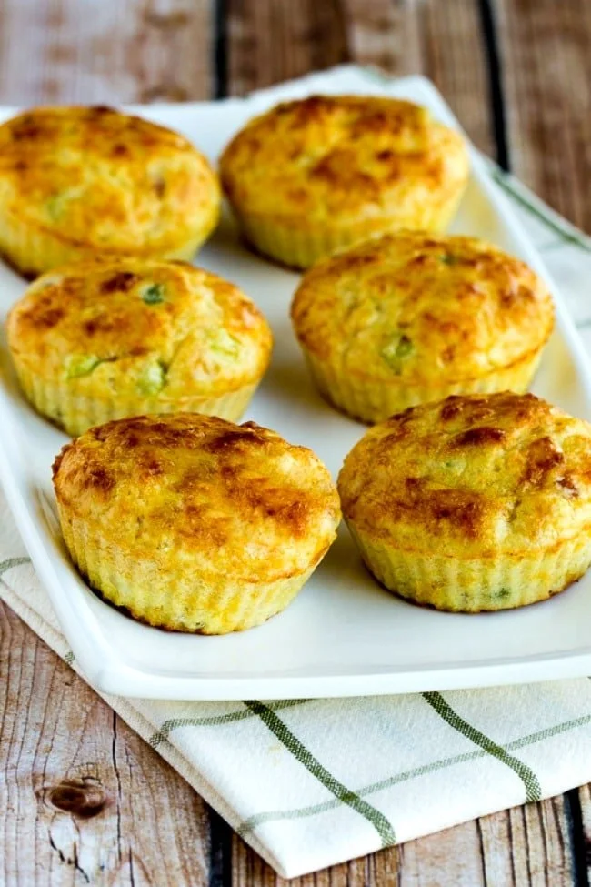 Delicious cottage cheese breakfast muffins with ham and cheddar for a nutritious meal.