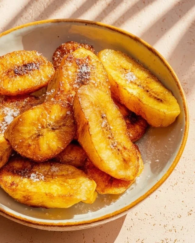 Delicious Fried Sweet Plantains served on a plate.